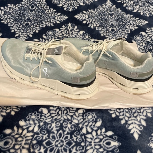 WORN 5-6 TIMES On Cloud Cloudnova Womens Running Shoe Light Blue Size 9 - Picture 4 of 13